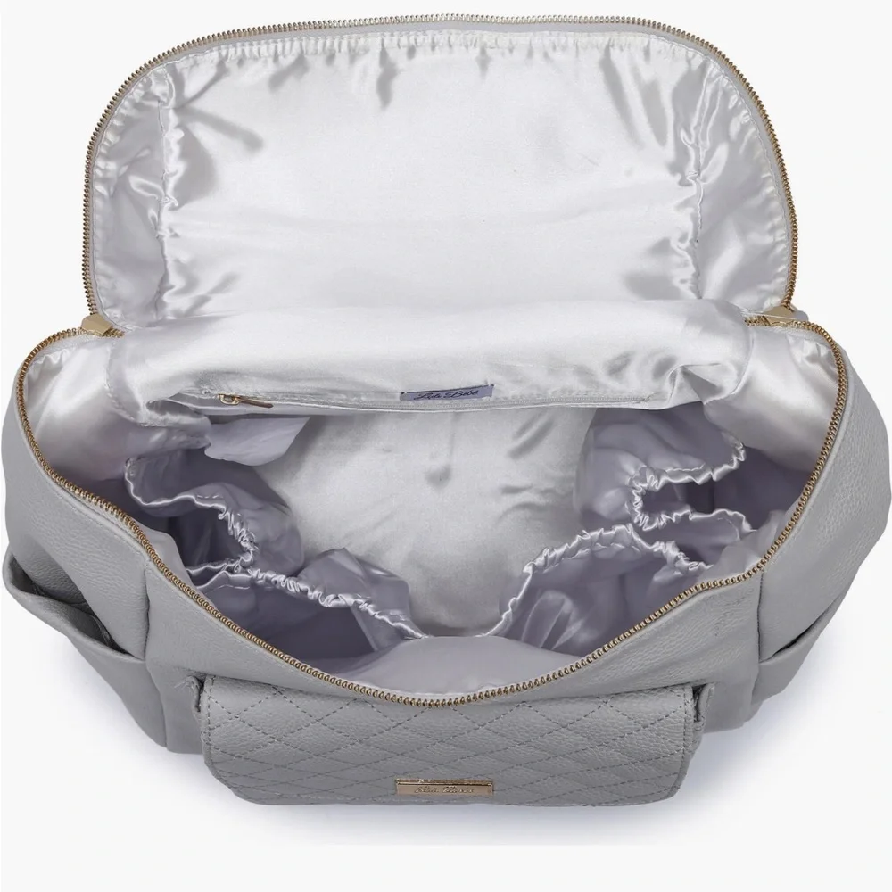 Luli Bebé Monaco Faux Leather Diaper Backpack